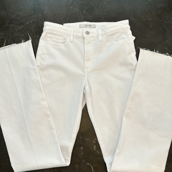 Joe’s Jeans High Rise Boot Cut Split Raw Hem White size 28 - Picture 7 of 11